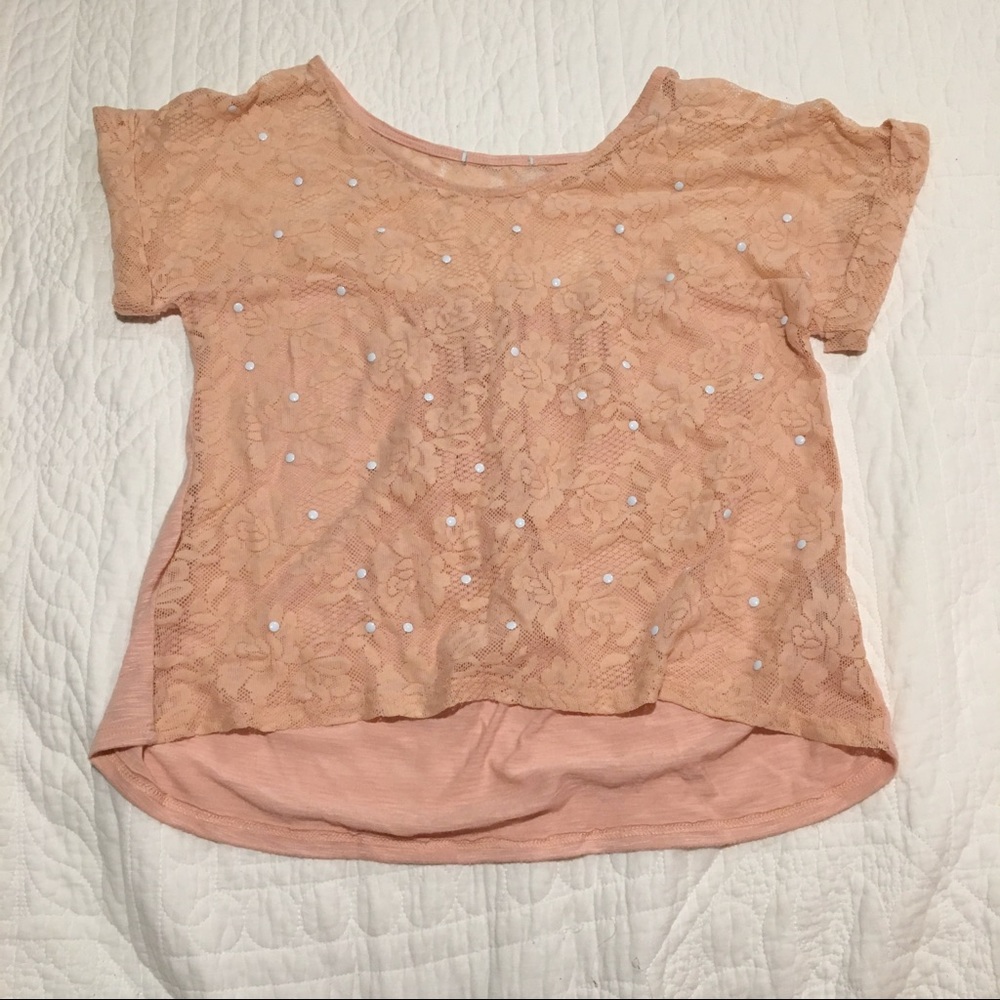 Blush pink top